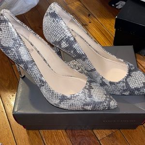Vince Camuto Kain silver stiletto size 9.5